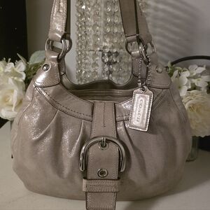 Coach Shimmering Shoulder Bag